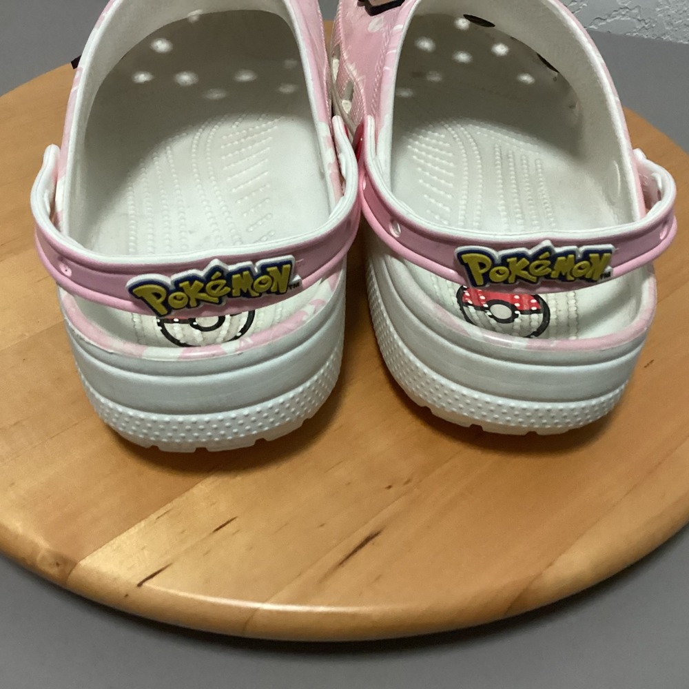 Pokemon Jigglypuff Crocs Pink Marble Swirl ClogsWomen's Size 11 - Picture 5 of 15